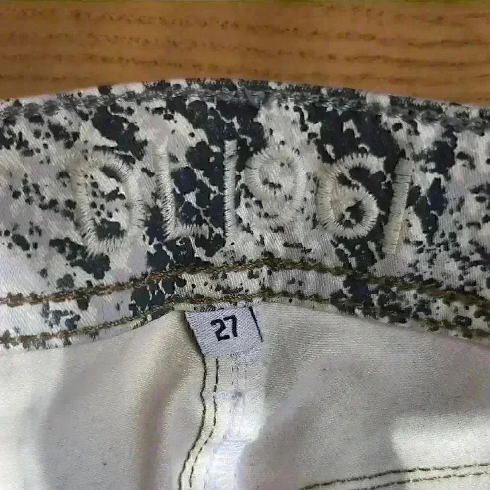 DL1961 Grey Snakeprint Skinny Jeans Size 27 - Picture 6 of 9